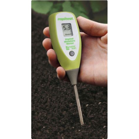 custom rapitest moisture meter|rapitest soil moisture tester chart.